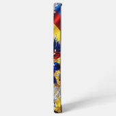 サムスンギャラクシーS22ウルトラケースルーマニア色 SAMSUNG GALAXYケース (左側面)