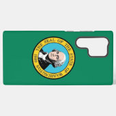 サムスンギャラクシーS22ウルトラケースワシントン州 SAMSUNG GALAXYケース (裏面横)