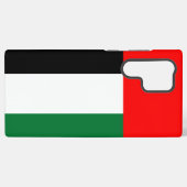 サムスンギャラクシーS22ウルトラケースUAE国旗 SAMSUNG GALAXYケース (裏面横)