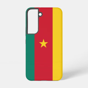 サムスンギャラクシーS22カメルーン国旗 SAMSUNG GALAXY S22ケース