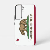 サムスンギャラクシーS22カリフォルニア州旗 SAMSUNG GALAXYケース (裏面)