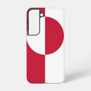サムスンギャラクシーS22グリーンランド国旗 SAMSUNG GALAXY S22ケース