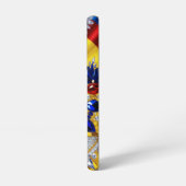 サムスンギャラクシーS22ケースとルーマニア色 SAMSUNG GALAXYケース (左側面)