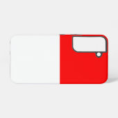 サムスンギャラクシーS22ケースインドネシア国旗 SAMSUNG GALAXYケース (裏面横)