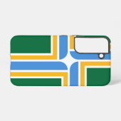 サムスンギャラクシーS22ケース国旗ポートランド SAMSUNG GALAXYケース (裏面横)