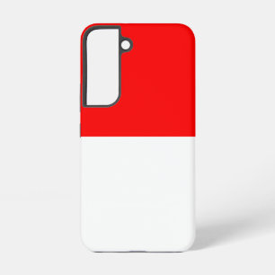 サムスンギャラクシーS22ケース インドネシアの国旗 SAMSUNG GALAXY S22ケース