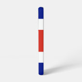 サムスンギャラクシーS22コスタリカ国旗 SAMSUNG GALAXYケース (左側面)