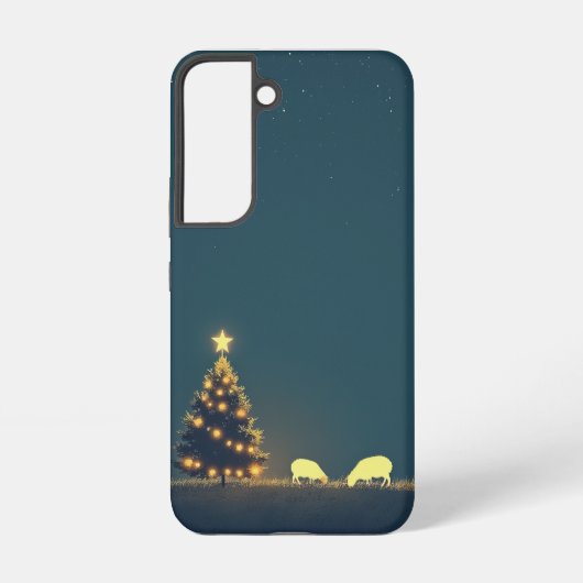 サムスンギャラクシーS22タフケースクリスマス SAMSUNG GALAXYケース (裏面)