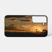 サムスンギャラクシーS22タフケース、光沢 SAMSUNG GALAXYケース (裏面横)