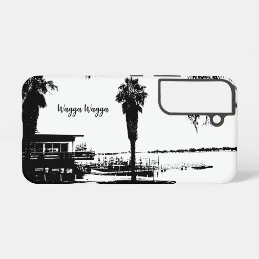 サムスンギャラクシーS22タフケース、光沢 SAMSUNG GALAXYケース (裏面横)