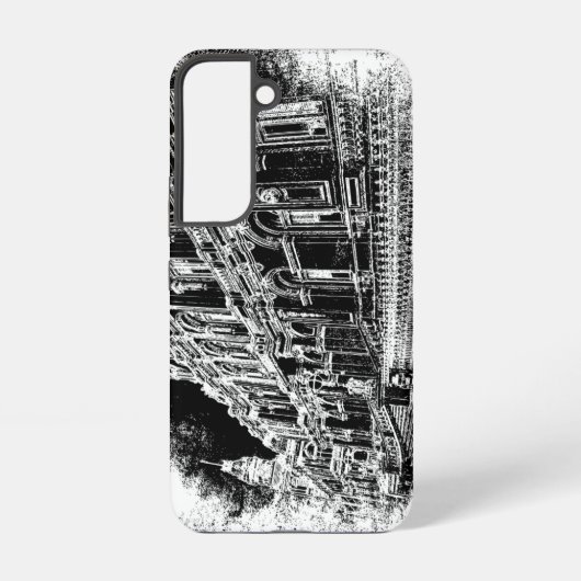 サムスンギャラクシーS22タフケース、光沢 SAMSUNG GALAXYケース (裏面)