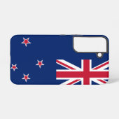 サムスンギャラクシーS22ニュージーランド国旗 SAMSUNG GALAXYケース (裏面横)
