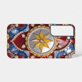 サムスンギャラクシーS22バハマ色ケース SAMSUNG GALAXYケース (裏面横)