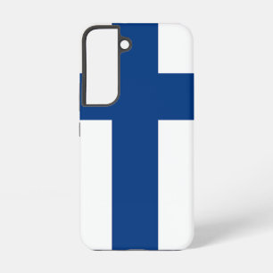 サムスンギャラクシーS22フィンランド国旗 SAMSUNG GALAXY S22ケース