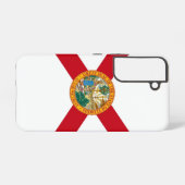 サムスンギャラクシーS22フロリダ州旗 SAMSUNG GALAXYケース (裏面横)