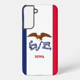 サムスンギャラクシーS22プラスアイオワ州旗 SAMSUNG GALAXY S22+ケース
