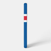 サムスンギャラクシーS22プラスアイスランド国旗 SAMSUNG GALAXYケース (左側面)