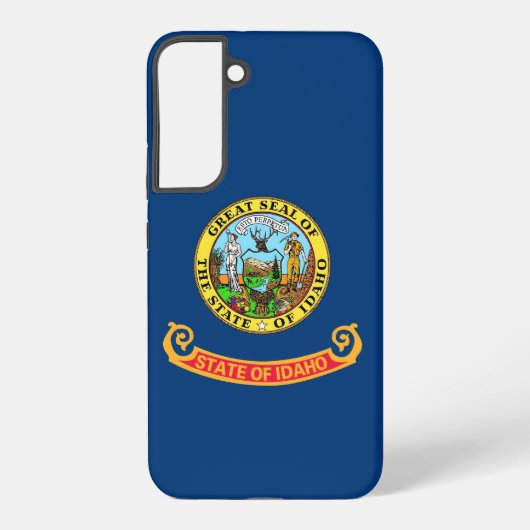 サムスンギャラクシーS22プラスアイダホ州旗 SAMSUNG GALAXYケース (裏面)