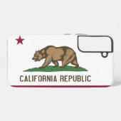 サムスンギャラクシーS22プラスカリフォルニア州旗 SAMSUNG GALAXYケース (裏面横)