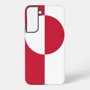 サムスンギャラクシーS22プラスグリーンランド州旗 SAMSUNG GALAXY S22+ケース