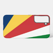 サムスンギャラクシーS22プラスケースセーシェル色 SAMSUNG GALAXYケース (裏面横)