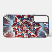 サムスンギャラクシーS22プラスケースノルウェー色 SAMSUNG GALAXYケース (裏面横)
