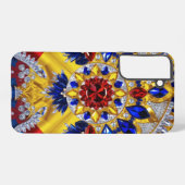 サムスンギャラクシーS22プラスケースルーマニア色 SAMSUNG GALAXYケース (裏面横)