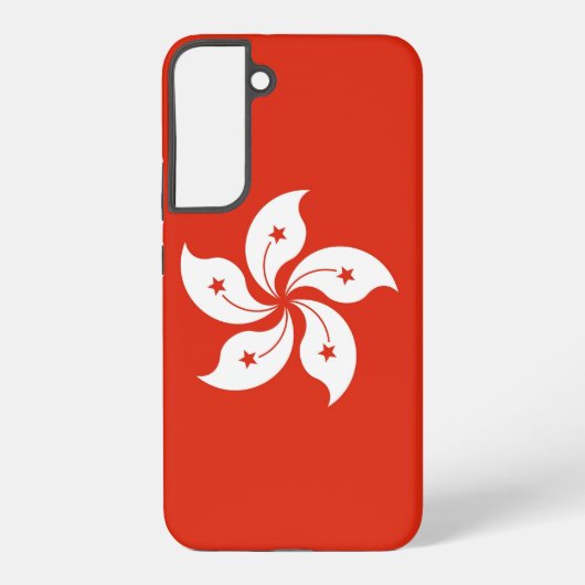 サムスンギャラクシーS22プラスケース香港国旗 SAMSUNG GALAXYケース (裏面)