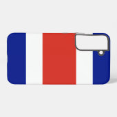 サムスンギャラクシーS22プラスコスタリカ国旗 SAMSUNG GALAXYケース (裏面横)