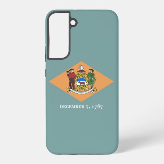 サムスンギャラクシーS22プラスデラウェア州旗 SAMSUNG GALAXYケース (裏面)