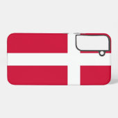 サムスンギャラクシーS22プラスデンマークのケース国旗 SAMSUNG GALAXYケース (裏面横)
