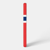 サムスンギャラクシーS22プラスノルウェー国旗 SAMSUNG GALAXYケース (左側面)