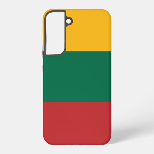 サムスンギャラクシーS22プラスリトアニア州旗 SAMSUNG GALAXYケース (裏面)