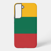 サムスンギャラクシーS22プラスリトアニア州旗 SAMSUNG GALAXYケース (裏面)
