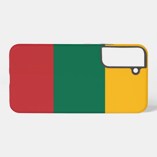 サムスンギャラクシーS22プラスリトアニア州旗 SAMSUNG GALAXYケース (裏面横)