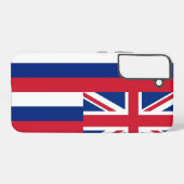 サムスンギャラクシーS22プラスCase Flag of Hawaii Samsung Galaxyケース (裏面横)