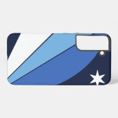 サムスンギャラクシーS22プラスColumbia, S.Cのケース国旗 Samsung Galaxyケース (裏面横)