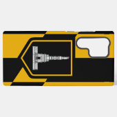 サムスンギャラクシーS22ボルチモアのウルトラケース国旗 SAMSUNG GALAXYケース (裏面横)