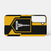 サムスンギャラクシーS22ボルチモア州旗 SAMSUNG GALAXYケース (裏面横)