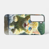 サムスンギャラクシーS22 KIttenすごいケース Samsung Galaxyケース (裏面横)