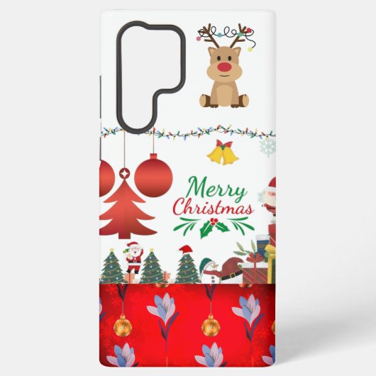 サムスンギャラクシーS22 ULTRAクリスマス特集ケース SAMSUNG GALAXYケース (裏面)