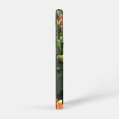 サムスンデザイナーフローラアートフォトフォンケース SAMSUNG GALAXYケース (右側面)