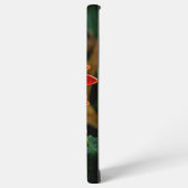 サムスンパーソナライズされたケース – オレンジゲルベラデイジー SAMSUNG GALAXYケース (左側面)