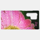 サムスンパーソナライズされたケース – ピンクガーベラデイジー SAMSUNG GALAXYケース (裏面横)