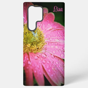 サムスンパーソナライズされたケース – ピンクガーベラデイジー SAMSUNG GALAXY S22 ULTRAケース