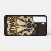 サムスンフォンケースジェミニシテラル〔占星術の〕十二宮図アート SAMSUNG GALAXYケース (裏面横)