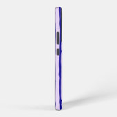 サムスン銀河系電話ケース青ストライプい SAMSUNG GALAXYケース (右側面)