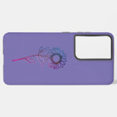 サムスン銀河系s21ウルトラケースフラワーデザインスタイル samsung galaxyケース (左側面)