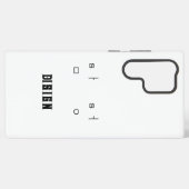 サムスン、電話、ケース SAMSUNG GALAXYケース (裏面横)