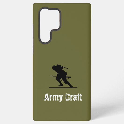 サムスンa 24ケース | 軍荷車を引く samsung galaxyケース (裏面)